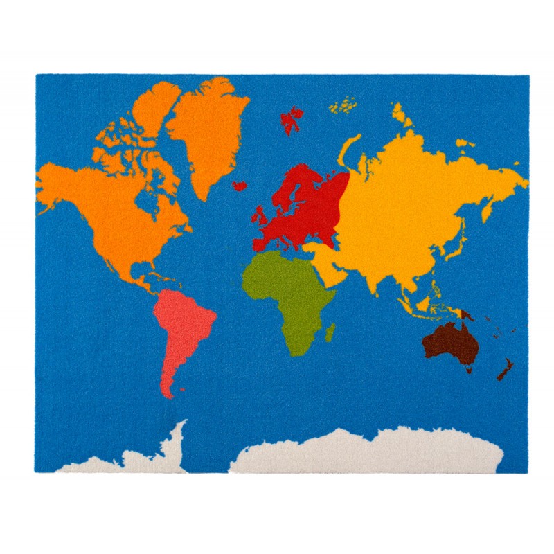Erdteile Teppich Erdteile Teppich