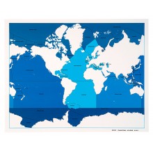 Control map seas and oceans: labeled