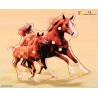 Puzzle z dreva - realistické - kôň, matka s hříbatom