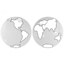 Kontrollkarte Erdteile