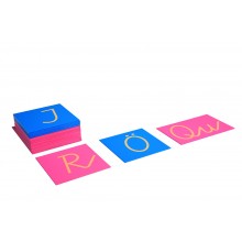 Sandpapierbuchstaben - groß