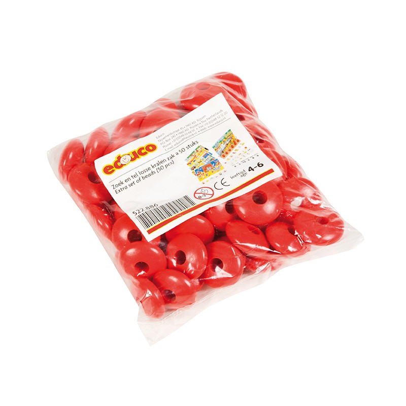 Find and count- additional red beads (100) Find and count- additional red beads (100)