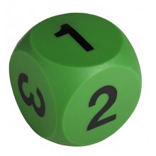 Number die green