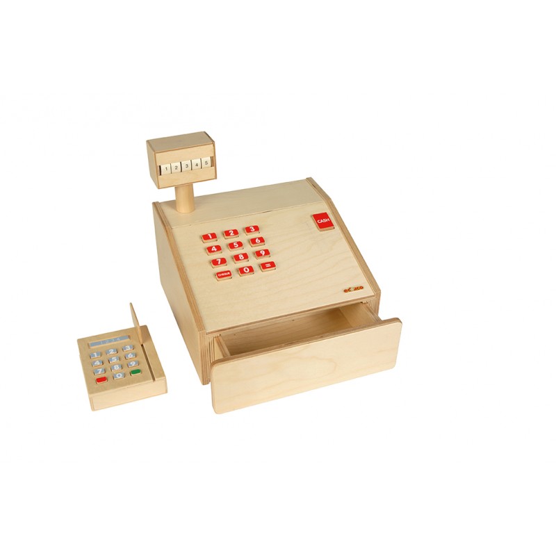 Cash register wood Cash register wood