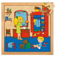 Puzzle o hygiene - obliekanie