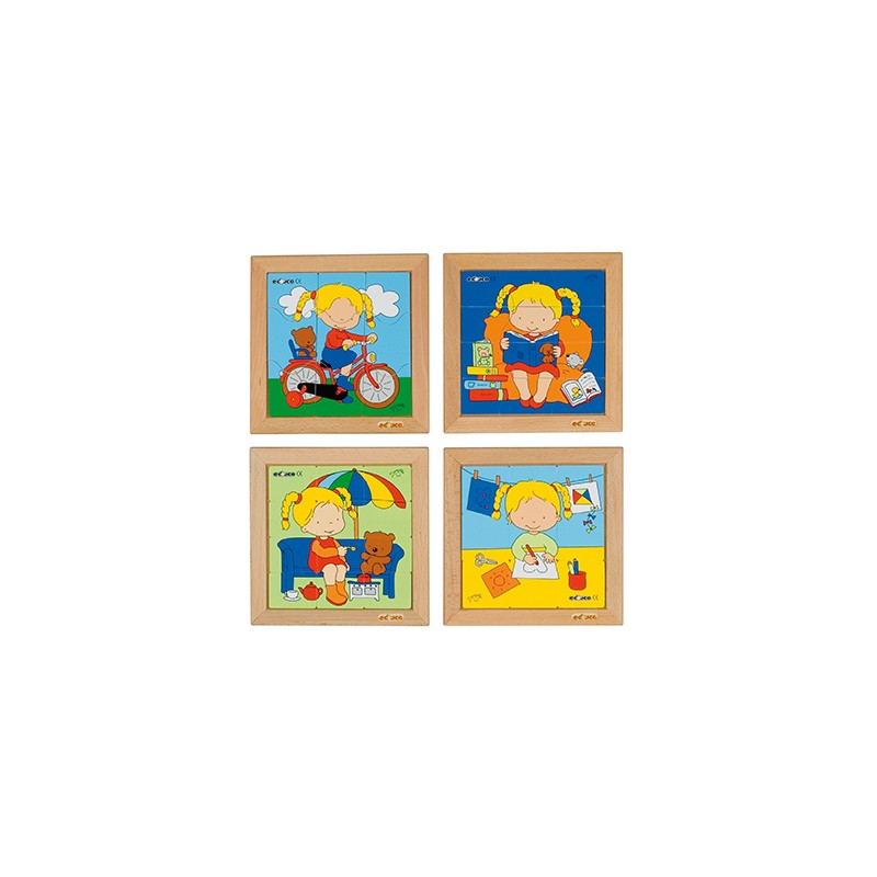 Puzzle set girls - set of 4 Puzzle set girls - set of 4