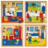 Hygiene puzzles - set of 4 Hygiene puzzles - set of 4