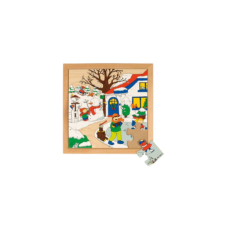 Seasons puzzle 1 - winter Seasons puzzle 1 - winter