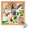 Seasons puzzle 1 - winter Seasons puzzle 1 - winter