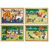 Children's activities puzzles - set of 4 Children's activities puzzles - set of 4