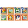 Zvieracie puzzle matka + dieťa - súprava 8