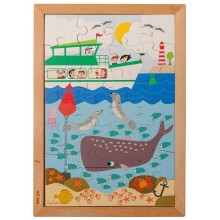 Oberhalb und unterhalb Puzzle - Meer (28)