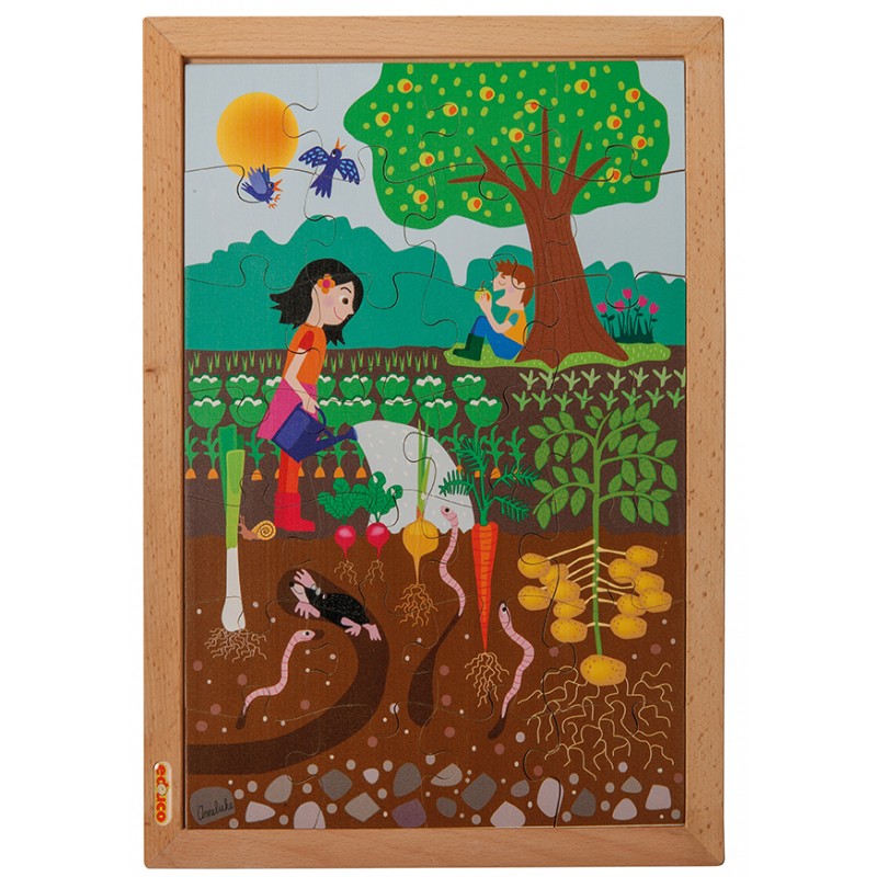 Nadzemné a podzemné puzzle - v záhrade (28) Nadzemné a podzemné puzzle - v záhrade (28)