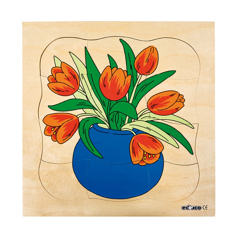 Growth puzzle - tulip Growth puzzle - tulip