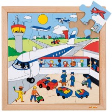 Puzzle dopravy - letisko