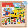 Transport puzzle - train station Transport puzzle - train station