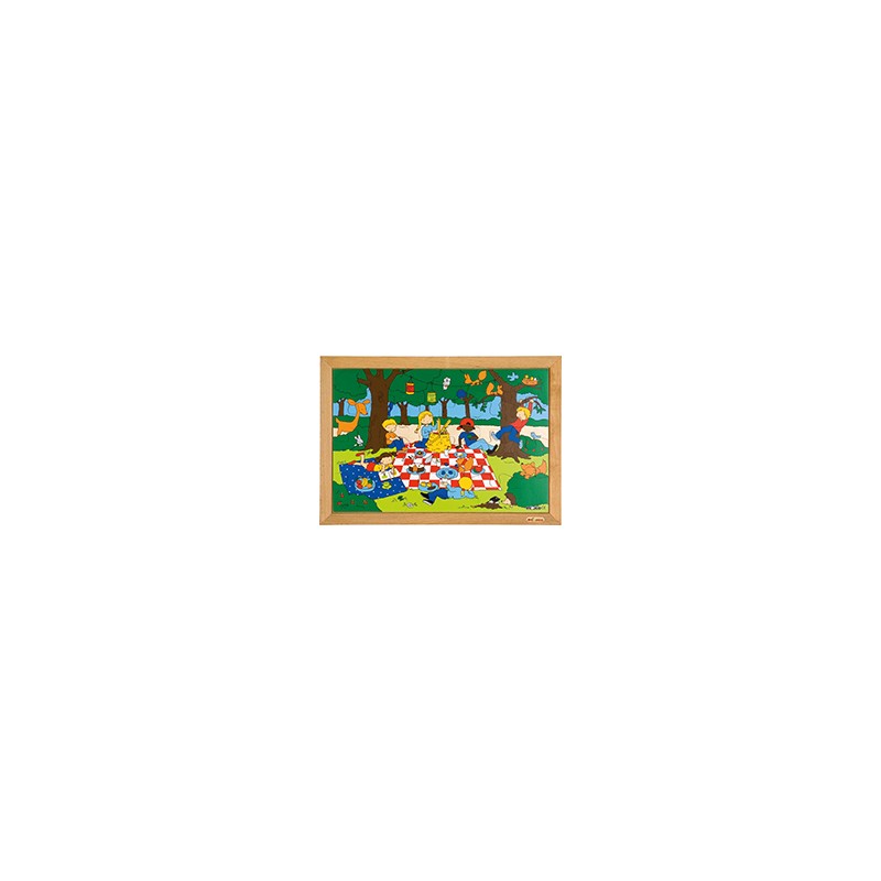 Children's activities puzzle - picnic Children's activities puzzle - picnic