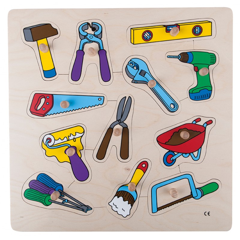 Knob puzzle - tools Knob puzzle - tools