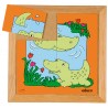 Animal puzzle mother + child - crocodile Animal puzzle mother + child - crocodile