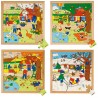 Season puzzles 2 - set of 4 Season puzzles 2 - set of 4
