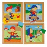 Puzzle set boys - set of 4 Puzzle set boys - set of 4