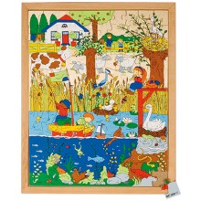 Vyššie a nižšie Puzzle - Lake 120