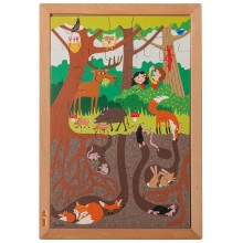 Oberhalb und unterhalb Puzzle - Wald (35)