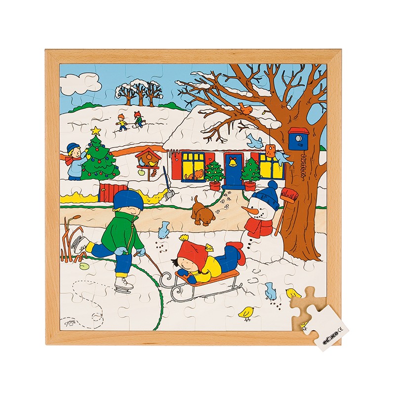 Seasons puzzle 2 - winter Seasons puzzle 2 - winter