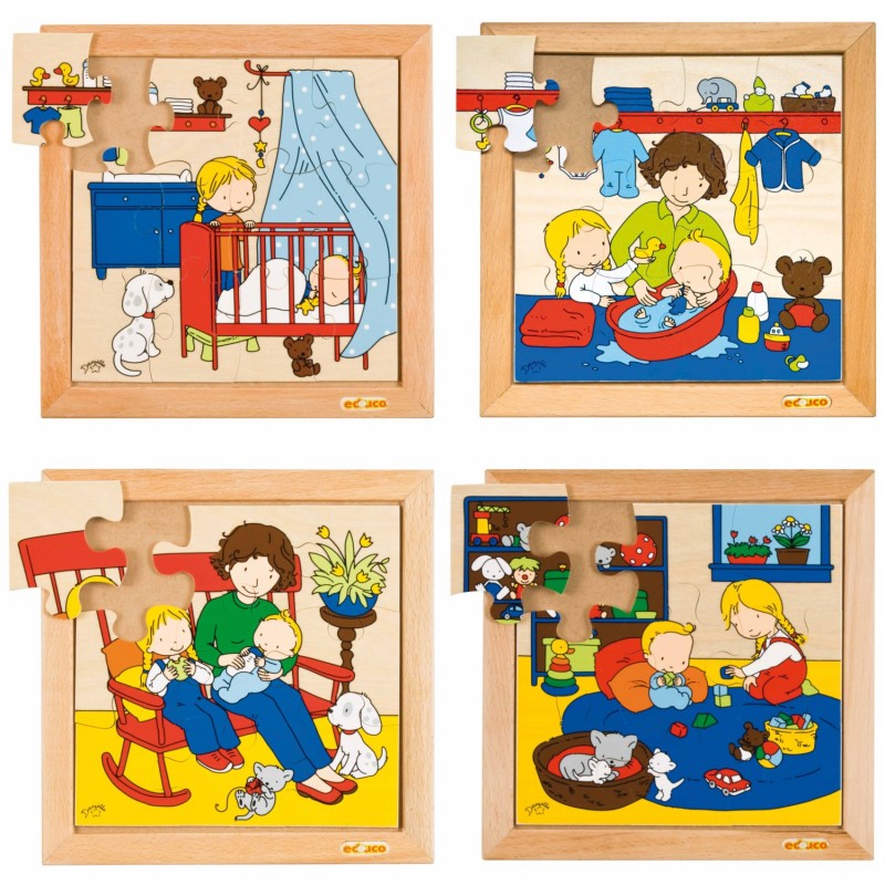 Baby puzzles - set of 4 Baby puzzles - set of 4