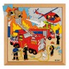 Street action puzzle - fire Street action puzzle - fire