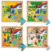 Seasons puzzles 1 - set of 4