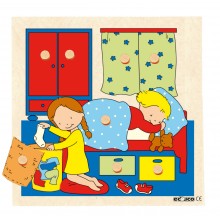 Knob puzzle surprise - bedroom