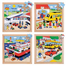Transportové hádanky - súprava 4
