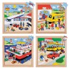 Transport puzzles - set of 4 Transport puzzles - set of 4