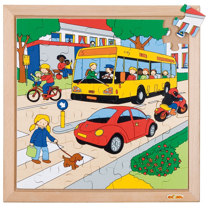 Transport puzzle - traffic Transport puzzle - traffic