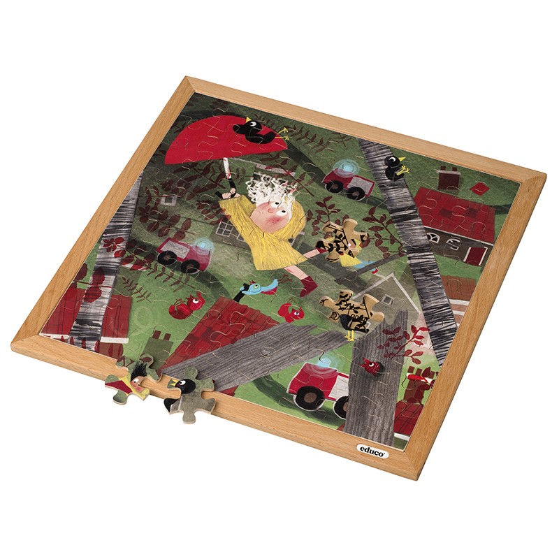 Extreme wind l Wooden puzzle l 81 puzzle pieces Extreme wind l Wooden puzzle l 81 puzzle pieces