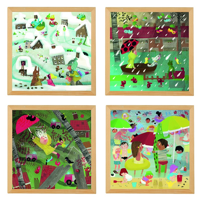 Extreme weather conditions - Set of 4 Extreme weather conditions - Set of 4