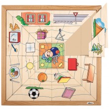 Spider sorting puzzle - shapes