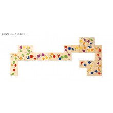 Connect shape and colour