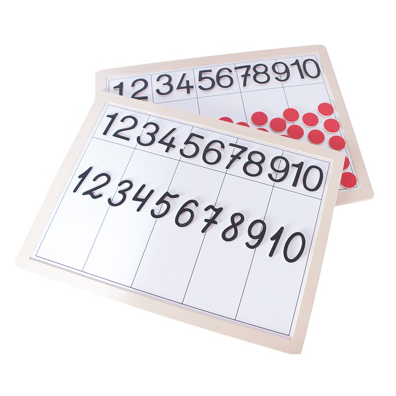 Magnetic numbers and chips
