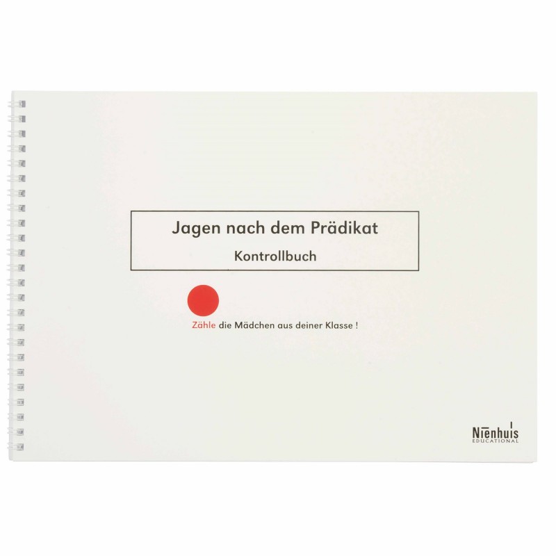 Kontrollbuch zum Jagen nach dem Prädikat Kontrollbuch zum Jagen nach dem Prädikat