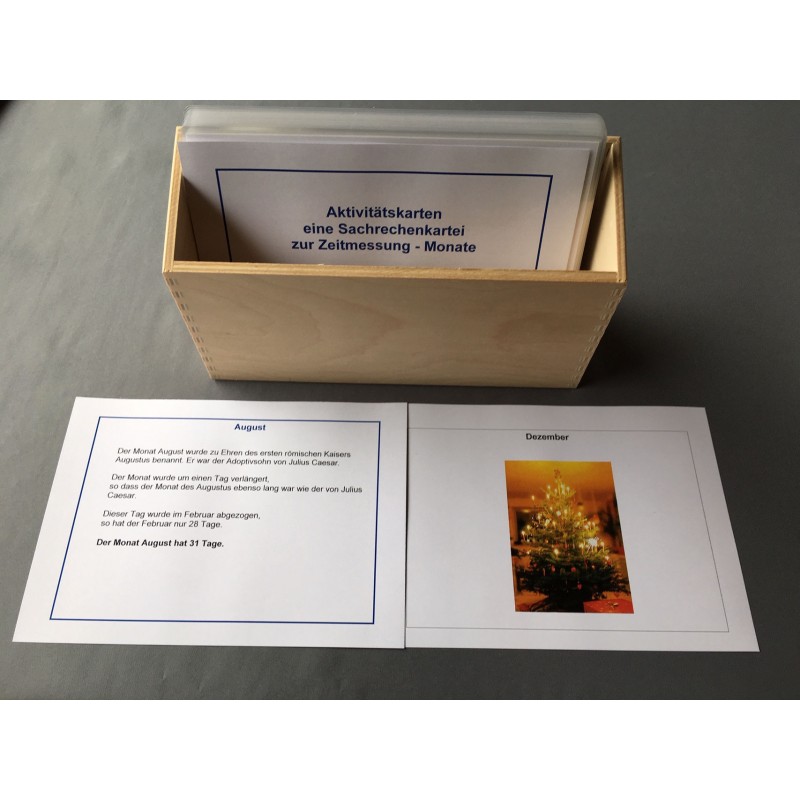 Aktivitätskarten zum Sachrechnen der Monate Aktivitätskarten zum Sachrechnen der Monate