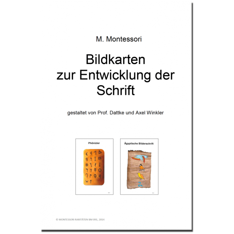 Bildkarten zur Entwicklung der Schrift Bildkarten zur Entwicklung der Schrift
