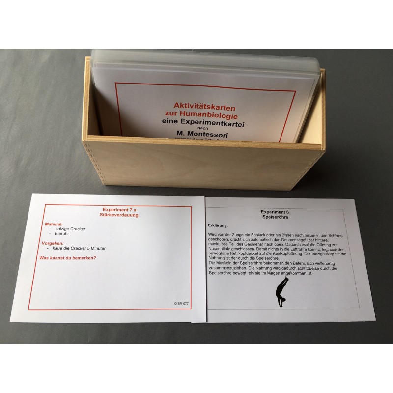 Aktivitätskarten zur Humanbiologie Aktivitätskarten zur Humanbiologie