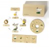 Life Cycle Set of a Chicken - German