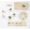 Life Cycle Set of a Frog - German/English