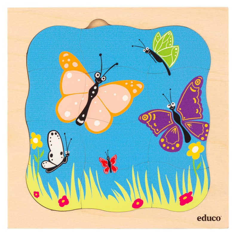 Growth puzzle - butterfly Growth puzzle - butterfly
