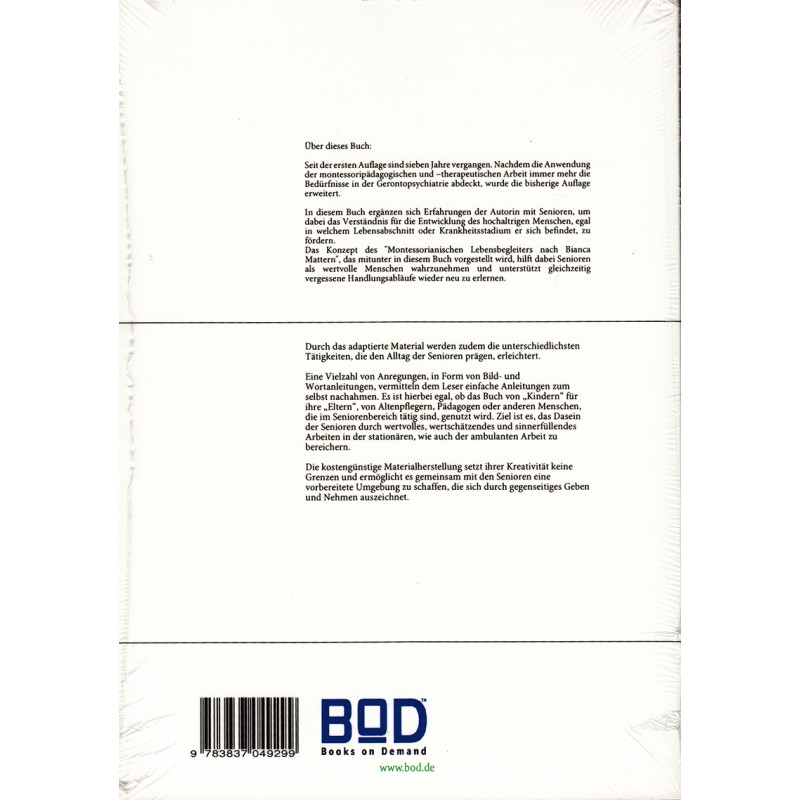 Montessori für Senioren Montessori für Senioren