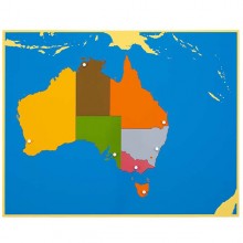 Puzzle map Australia