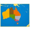 Puzzle map Australia